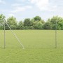 Cerca Hexagonal 1.5x50 m Acero Galvanizado, Postes de Cerca con Anclaje de Espiga 13 pcs Ø32 mm 170 cm Acero Galvanizado de ,...