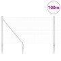 Cerca hexagonal  1.4x100 m acero galvanizado, Postes para cercas  con estaca 13 pcs Ø32 mm 160 cm acero galvanizado | Foro24.es | Tu tienda online para hogar, jardín y más Foro24.es