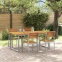Conjunto de Comedor de Jardín 5 pcs Gris en Conjuntos de jardín | Comprar online en Foru.es