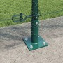 Cerca Hexagonal  Verde 1.2x10 m Acero, Postes de Cerca  con Placas Base 7 pcs Ø32mm 68.5cm Acero Galvanizado | Foro24.es | Tu tienda online para hogar, jardín y más Foro24.es