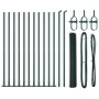Set de Cercas Juego de 2 Verde Oscuro Acero Galvanizado 25 x 1 m | Foro24.es | Tu tienda online para hogar, jardín y más Foro24.es