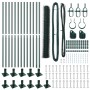Juego de Cercado Set de 2 Verde Bosque Acero Recubierto 25 x 1 m de , Postes de cerca - Ref: Foro24-3353519, Precio: 133,34 €...