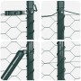 Juego de Cercado Set de 2 Verde Bosque Acero Recubierto 25 x 1 m de , Postes de cerca - Ref: Foro24-3353519, Precio: 133,34 €...