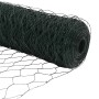 Juego de Cercado Set de 2 Verde Bosque Acero Recubierto 25 x 1 m de , Postes de cerca - Ref: Foro24-3353519, Precio: 133,34 €...