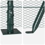 Cerca Hexagonal  Verde 1.4x25 m Acero, Postes de Cerca  con Placas de Base 13 pcs Ø32mm 78.5cm Acero Galvanizado | Foro24.es | Tu tienda online para hogar, jardín y más Foro24.es