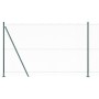Juego de Cercas Set de 2 Verde Acero, PVC 25 x 1.5 m Duradero de , Postes de cerca - Ref: Foro24-3353529, Precio: 162,12 €, D...