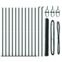 Juego de Cercado Set de 2 Verde Acero con Recubrimiento en Polvo de , Postes de cerca - Ref: Foro24-3353531, Precio: 165,46 €...
