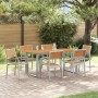 Conjunto de Comedor de Jardín 7 pcs Gris en Mesas de jardín | Comprar online en Foru.es