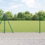 Valla Hexagonal Verde 1.2x100 m Acero, Postes de Valla con Placas Base 13 pcs Ø32mm 68.5cm Acero Galvanizado de , Postes de c...