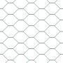 Cerco Hexagonal Verde 1.2x100 m Acero,  Postes de Cerco con Placas de Base 13 pcs Ø32mm 68.5cm Acero Galvanizado | Foro24.es | Tu tienda online para hogar, jardín y más Foro24.es