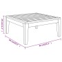 Muebles de jardín 3 pzas con cojines crema madera de acacia de vidaXL, Conjuntos de jardín - Ref: Foro24-3087278, Precio: 366...