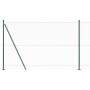 Valla Hexagonal  Verde 1.4x100 m de Acero, Postes de Valla  con Placas de Base 13 pcs Ø32mm 78.5cm de Acero Galvanizado | Foro24.es | Tu tienda online para hogar, jardín y más Foro24.es