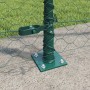 Cerca Hexagonal Verde 1.4x100 m Acero, Postes para Cerca con Placas de Base 13 pcs Ø32mm 78.5cm Acero Galvanizado de , Postes...