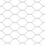 Cerca Hexagonal Gris 0.6x10 m de Acero,  Postes de Cerca con Placas de Base 7 pcs Ø32mm 70cm Acero Galvanizado | Foro24.es | Tu tienda online para hogar, jardín y más Foro24.es