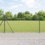 Cerca Hexagonal  Gris 1x10 m de Acero, Postes de Cerca  con Bases 7 pcs Ø32mm 110cm de Acero Galvanizado | Foro24.es | Tu tienda online para hogar, jardín y más Foro24.es
