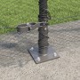 Cerca Hexagonal  Gris 1.6x10 m Acero, Postes de Cerca  con Placas Base 7 pcs Ø32mm 88.5cm Acero Galvanizado | Foro24.es | Tu tienda online para hogar, jardín y más Foro24.es
