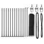 Juego de Cercas Set de 2 Gris Metal 25 x 0.5 m Duradero de , Postes de cerca - Ref: Foro24-3353646, Precio: 102,66 €, Descuen...