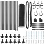 Juego de Cercas Set de 2 Gris Metal 25 x 0.5 m Duradero de , Postes de cerca - Ref: Foro24-3353646, Precio: 102,66 €, Descuen...