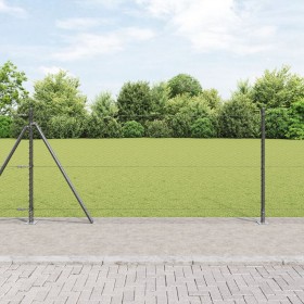Comprar Cerca Hexagonal Gris 0.8x25 m de Acero