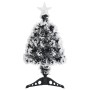 Árbol de Navidad con luces fibra óptica verde y blanco 64 cm en Decoración Festiva y Estacional | Comprar online en Foru.es