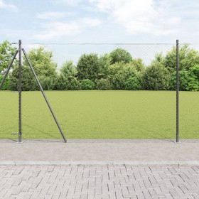 Comprar Cerca Hexagonal Gris 1.4x25 m Acero