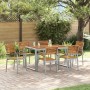 Conjunto de Comedor de Jardín 7 pcs Gris en Conjuntos de jardín | Comprar online en Foru.es