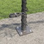 Cerca Hexagonal  Gris 0.4x50 m Acero, Postes de Cerca  con Placas de Base 13 pcs Ø32mm 50cm Acero Galvanizado | Foro24.es | Tu tienda online para hogar, jardín y más Foro24.es