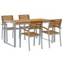 Conjunto de Comedor de Jardín 5 pcs Gris en Conjuntos de jardín | Comprar online en Foru.es
