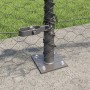 Valla Hexagonal  Gris 0,6x50 m Acero, Postes de Valla  con Placas de Base 13 pcs Ø32mm 70cm Acero Galvanizado | Foro24.es | Tu tienda online para hogar, jardín y más Foro24.es