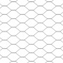 Valla Hexagonal  Gris 0,6x50 m Acero, Postes de Valla  con Placas de Base 13 pcs Ø32mm 70cm Acero Galvanizado | Foro24.es | Tu tienda online para hogar, jardín y más Foro24.es
