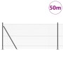 Cerca Hexagonal  Gris 1x50 m Acero, Postes para Cercas  con Bases 13 pcs Ø32mm 110cm Acero Galvanizado | Foro24.es | Tu tienda online para hogar, jardín y más Foro24.es