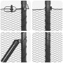 Cerca Hexagonal  Gris 1x50 m Acero, Postes para Cercas  con Bases 13 pcs Ø32mm 110cm Acero Galvanizado | Foro24.es | Tu tienda online para hogar, jardín y más Foro24.es