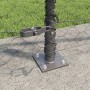 Cerca hexagonal  Gris 1x50 m Acero, Postes de cerca  con bases 13 pcs Ø32mm 110cm Acero galvanizado | Foro24.es | Tu tienda online para hogar, jardín y más Foro24.es