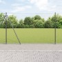 Cerca Hexagonal  Gris 1.4x50 m Acero, Postes de Cerca  con Placas de Base 13 pcs Ø32mm 78.5cm Acero Galvanizado | Foro24.es | Tu tienda online para hogar, jardín y más Foro24.es