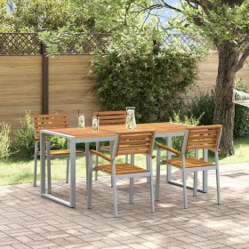 Conjunto de Comedor de Jardín 5 pcs Gris en Conjuntos de jardín | Comprar online en Foru.es