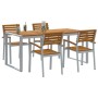 Conjunto de Comedor de Jardín 5 pcs Gris en Conjuntos de jardín | Comprar online en Foru.es