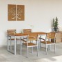 Conjunto de Comedor de Jardín 5 pcs Gris en Conjuntos de jardín | Comprar online en Foru.es