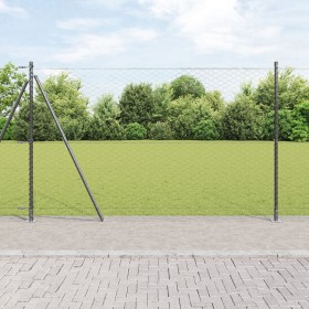 Comprar Cerca Hexagonal Gris 1.5x50 m de Acero