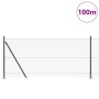 Cerca Hexagonal  Gris 1x100 m Acero, Postes de Cerca  con Base 13 pcs Ø32mm 110cm Acero Galvanizado | Foro24.es | Tu tienda online para hogar, jardín y más Foro24.es