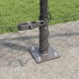 Cerca Hexagonal Gris 1x100 m Acero,  Postes de Cerca con Placas de Base 13 pcs Ø32mm 110cm Acero Galvanizado | Foro24.es | Tu tienda online para hogar, jardín y más Foro24.es