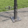 Cerca Hexagonal  Gris 1.2x100 m de Acero, Postes de Cerca  con Placas de Base 13 pcs Ø32mm 68.5cm de Acero Galvanizado | Foro24.es | Tu tienda online para hogar, jardín y más Foro24.es