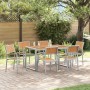 Conjunto de Comedor de Jardín 7 pcs Gris en Mesas de jardín | Comprar online en Foru.es