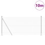 Cerca Hexagonal  1x10 m Acero Galvanizado, Postes de Cerca  con Placas de Base 7 pcs Ø32mm 110cm Acero Galvanizado | Foro24.es | Tu tienda online para hogar, jardín y más Foro24.es