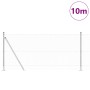 Cerca Hexagonal  1x10 m Acero Galvanizado, Postes de Cerca  con Placas de Base 7 pcs Ø32mm 110cm Acero Galvanizado | Foro24.es | Tu tienda online para hogar, jardín y más Foro24.es