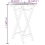 Juego de comedor para jardín 3 piezas madera maciza de teca de vidaXL, Conjuntos de jardín - Ref: Foro24-3087190, Precio: 226...