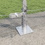 Cerca hexagonal  0.6x25 m Acero galvanizado, Postes de cerca  con bases 13 pcs Ø32mm 70cm Acero galvanizado | Foro24.es | Tu tienda online para hogar, jardín y más Foro24.es