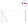 Juego de Cercas Set de 2 Acero galvanizado 25 x 1 m Duradero de , Postes de cerca - Ref: Foro24-3353801, Precio: 117,76 €, De...
