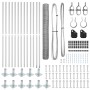 Juego de Cercas Set de 2 Acero galvanizado 25 x 1 m Duradero de , Postes de cerca - Ref: Foro24-3353801, Precio: 117,76 €, De...