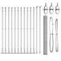 Juego de Cercas Set de 2 Acero galvanizado 25 x 1.5 m Duradero | Foro24.es | Tu tienda online para hogar, jardín y más Foro24.es