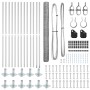 Juego de Cercas Juego de 2 Acero galvanizado 25 x 1.5 m Duradero | Foro24.es | Tu tienda online para hogar, jardín y más Foro24.es